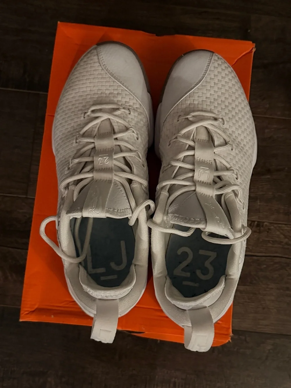 Nike LeBron 14 Jordan Men's Athletic Sneakers in White